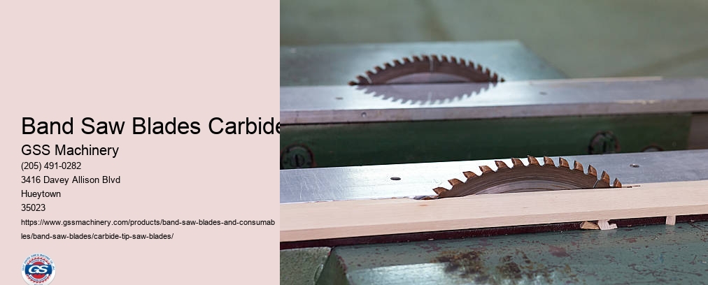 Carbide Tipped Bandsaw Blade