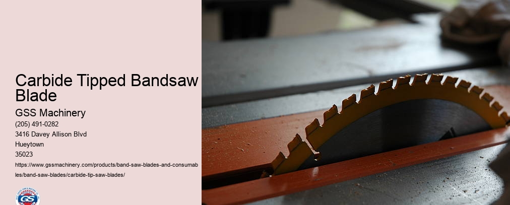 Carbide Tooth Bandsaw Blade