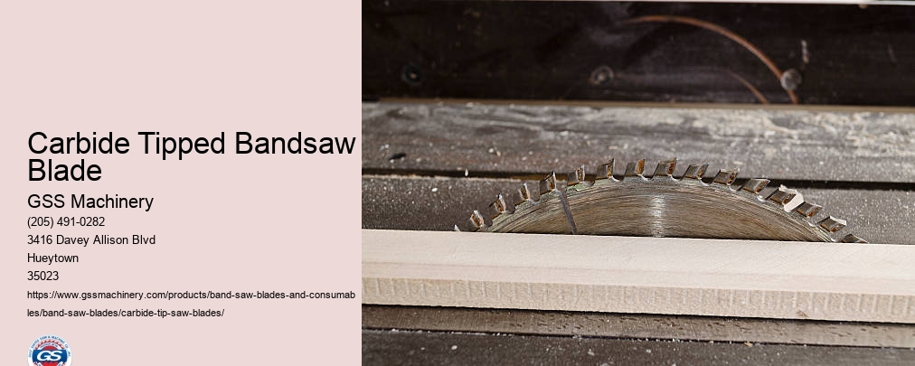 144 Carbide Tipped Bandsaw Blade