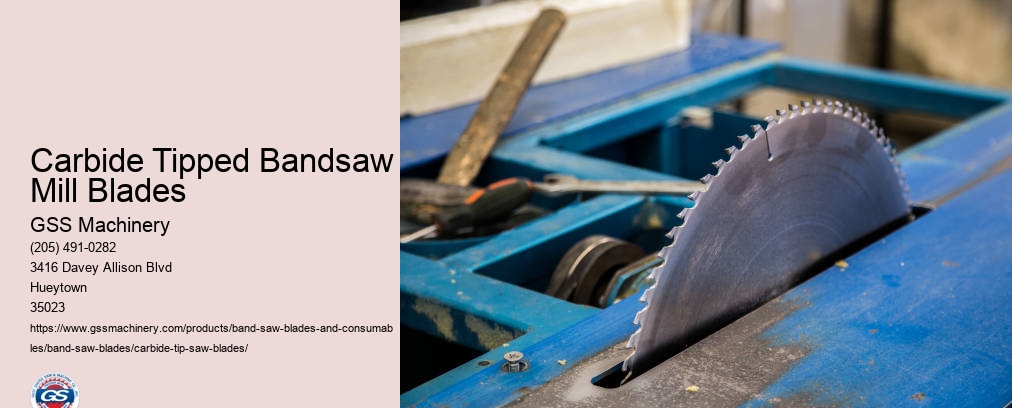 Carbide Tipped Sawmill Blades