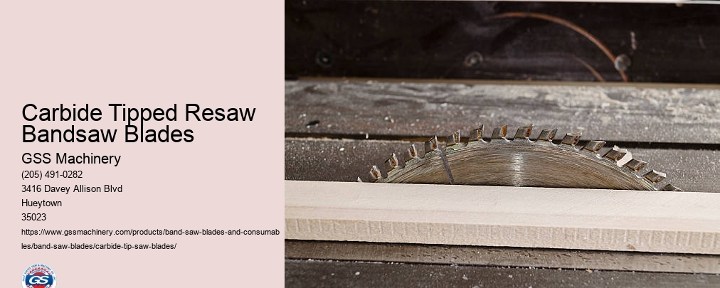 Carbide Tipped Band Saw Blades