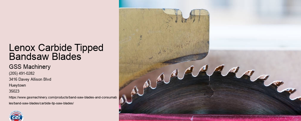 Carbide Tipped Band Saw Blade