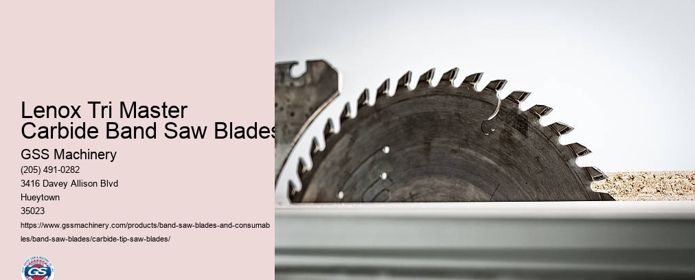144 Carbide Tipped Bandsaw Blade