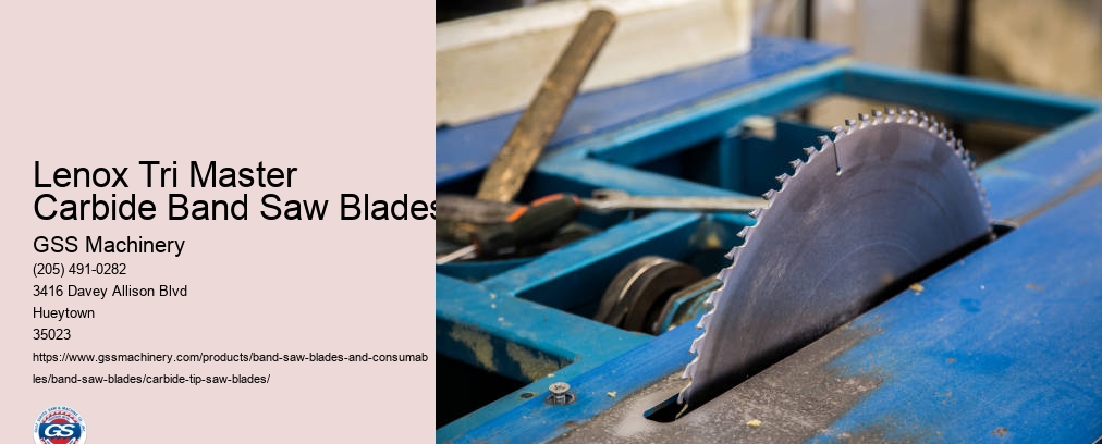 Carbide Tipped Bandsaw Blade