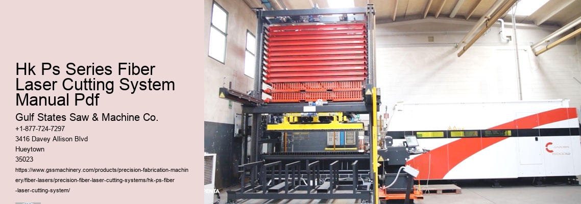 Hk Ps Series Fiber Laser Cutting System